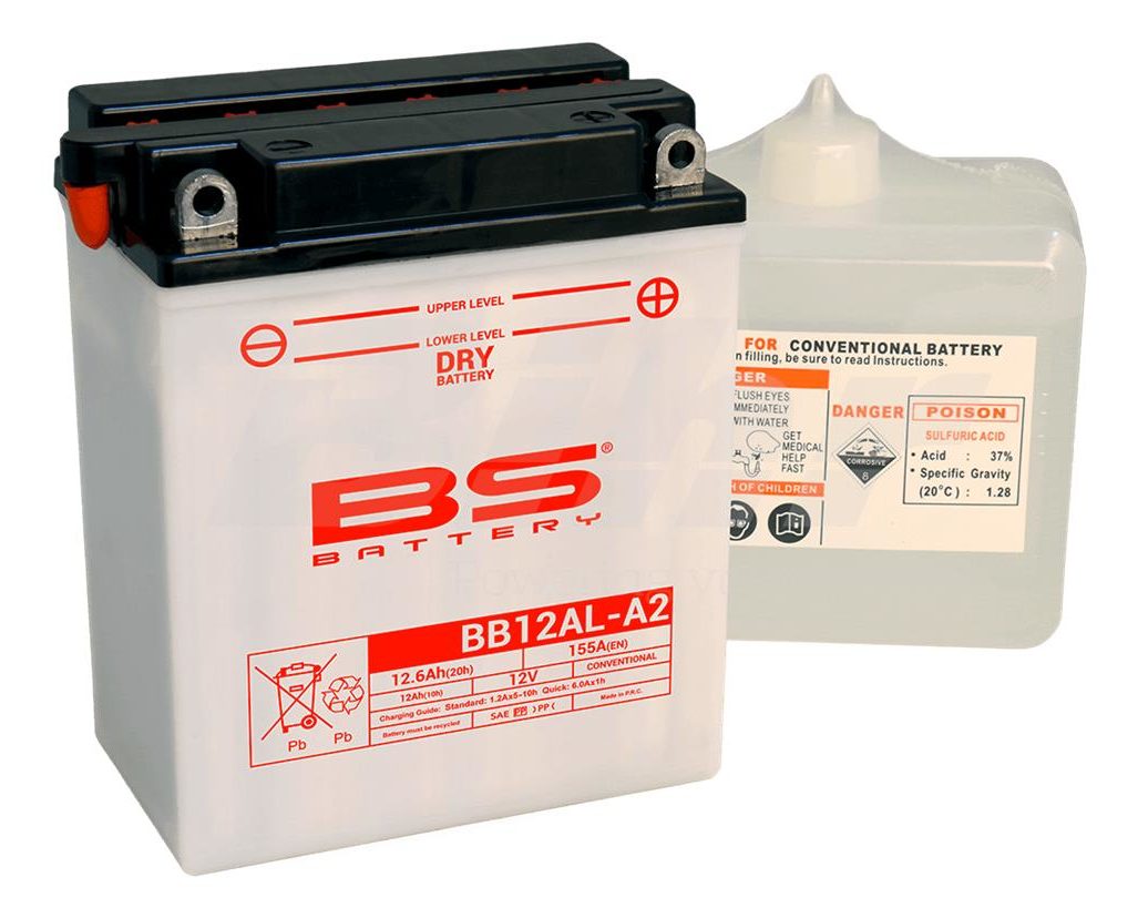 thumbnail image 2 of BS Battery BB12AL-A2 SLA Battery - 12Ah, 12V For BMW F 650 GS 2000-2008 Motorcycle 2 of 5