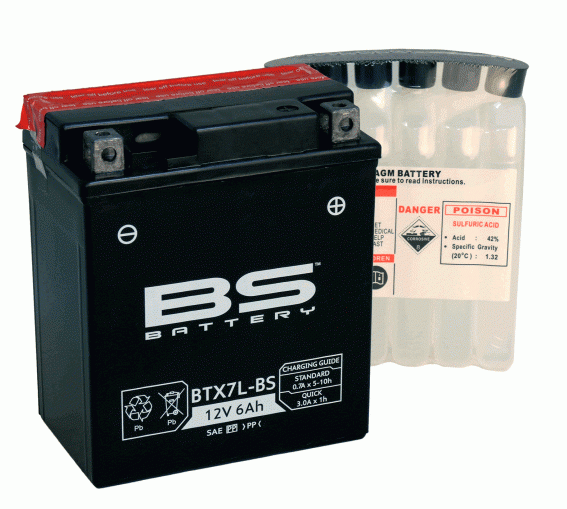Bateria BS YTX7L-BS (BTX7L-BS)
