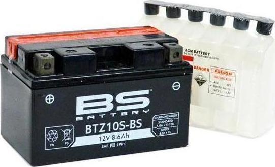 Bateria BS YTZ10S-BS (BTZ10S-BS) - Casa Grobas