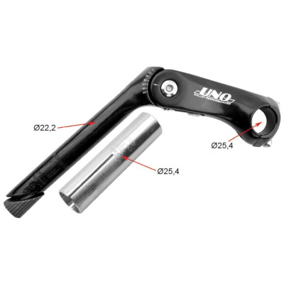 Potencia manillar regulable 22,2MM - 25,4MM