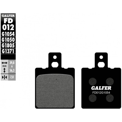 Pastillas de freno GALFER FD012