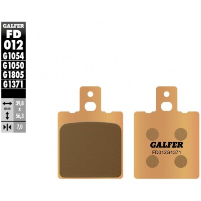 Pastillas de freno GALFER FD012