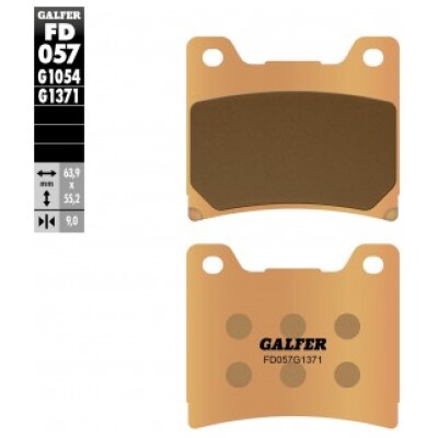 Pastillas de freno GALFER FD057