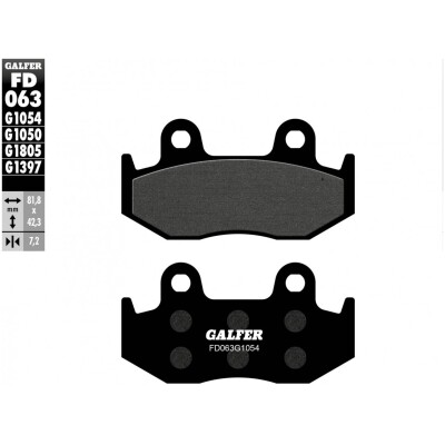 Pastillas de freno GALFER FD063