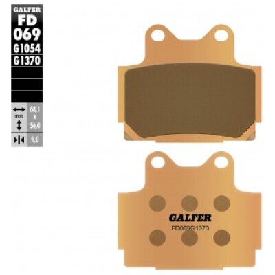 Pastillas de freno GALFER FD069