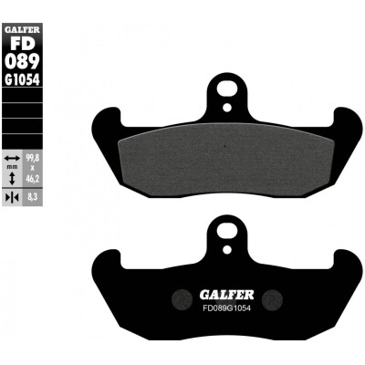 Pastillas de freno GALFER FD089
