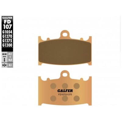 Pastillas de freno GALFER FD107