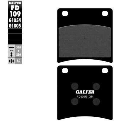 Pastillas de freno GALFER FD109