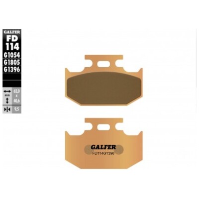 Pastillas de freno GALFER FD114