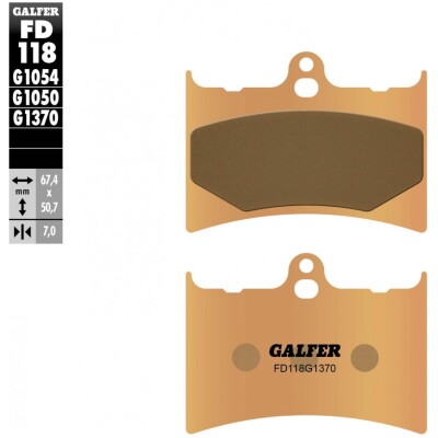 Pastillas de freno GALFER FD118