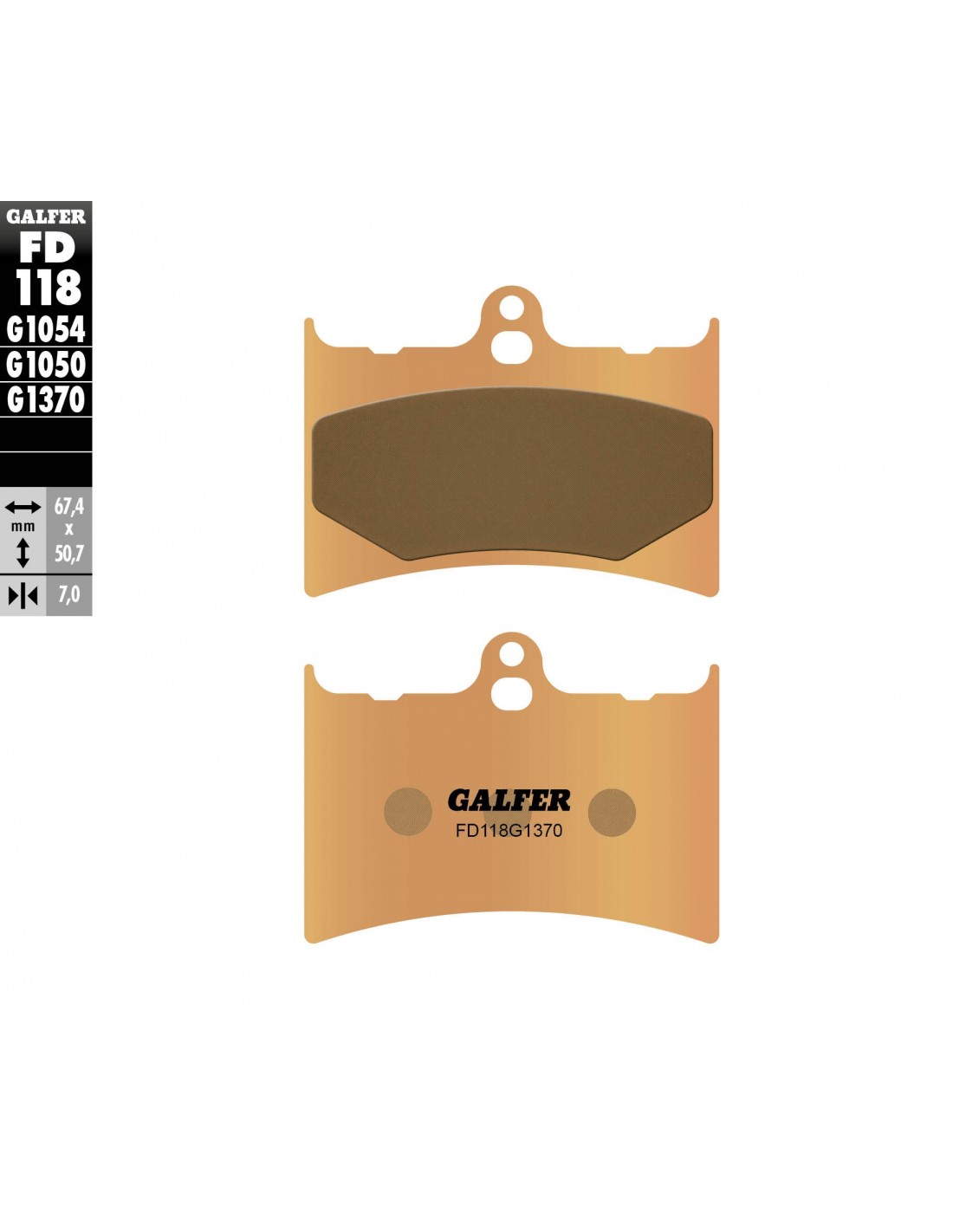Pastillas de freno GALFER FD118