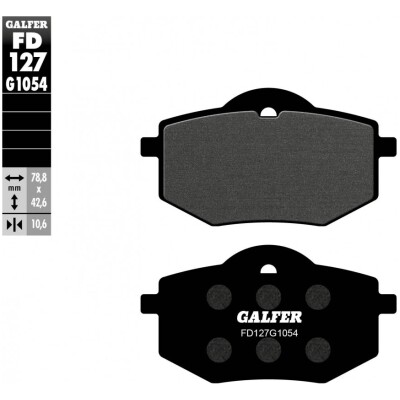 Pastillas de freno GALFER FD127