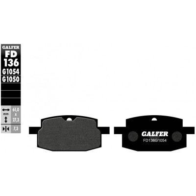 Pastillas de freno GALFER FD136