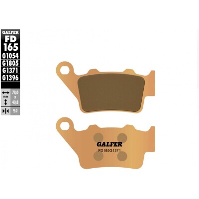 Pastillas de freno GALFER FD165