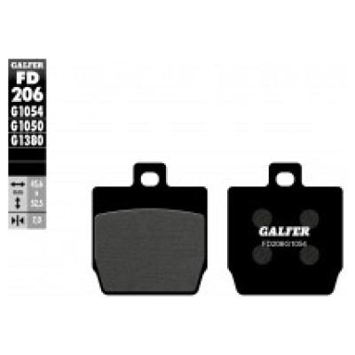 Pastillas de freno GALFER FD206