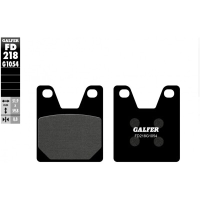 Pastillas de freno GALFER FD218