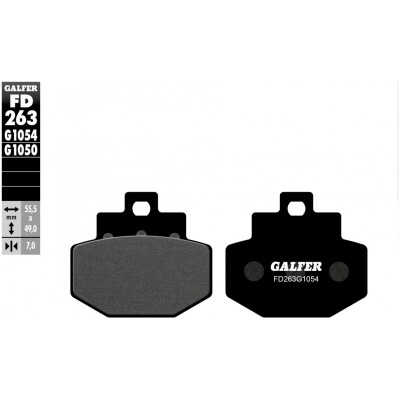 Pastillas de freno GALFER FD263