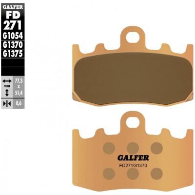 Pastillas de freno GALFER FD271
