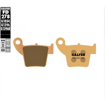 Pastillas de freno GALFER FD278