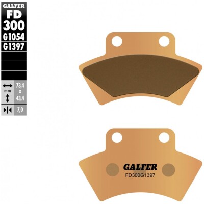 Pastillas de freno GALFER FD300
