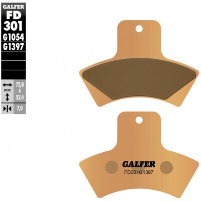 Pastillas de freno GALFER FD301