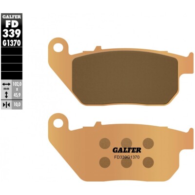 Pastillas de freno GALFER FD339
