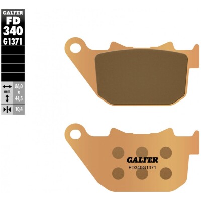 Pastillas de freno GALFER FD340