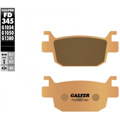 Pastillas de freno GALFER FD345