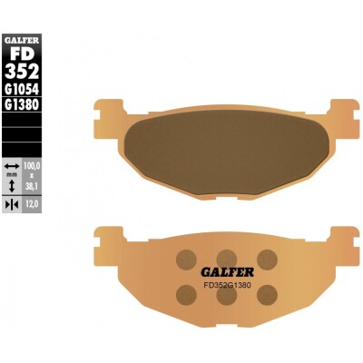 Pastillas de freno GALFER FD352