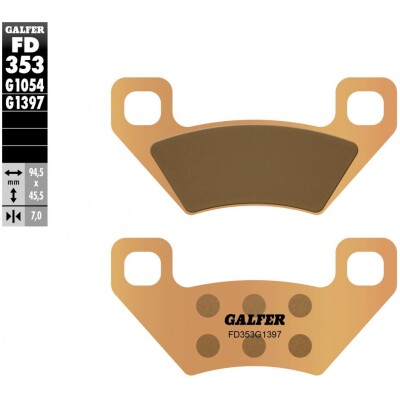 Pastillas de freno GALFER FD353