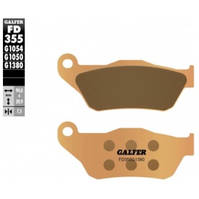 Pastillas de freno GALFER FD355