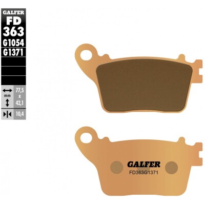 Pastillas de freno GALFER FD363