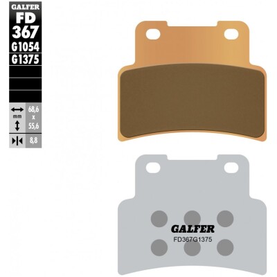 Pastillas de freno GALFER FD367
