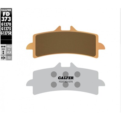 Pastillas de freno GALFER FD373