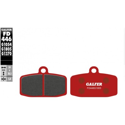 Pastillas de freno GALFER FD446