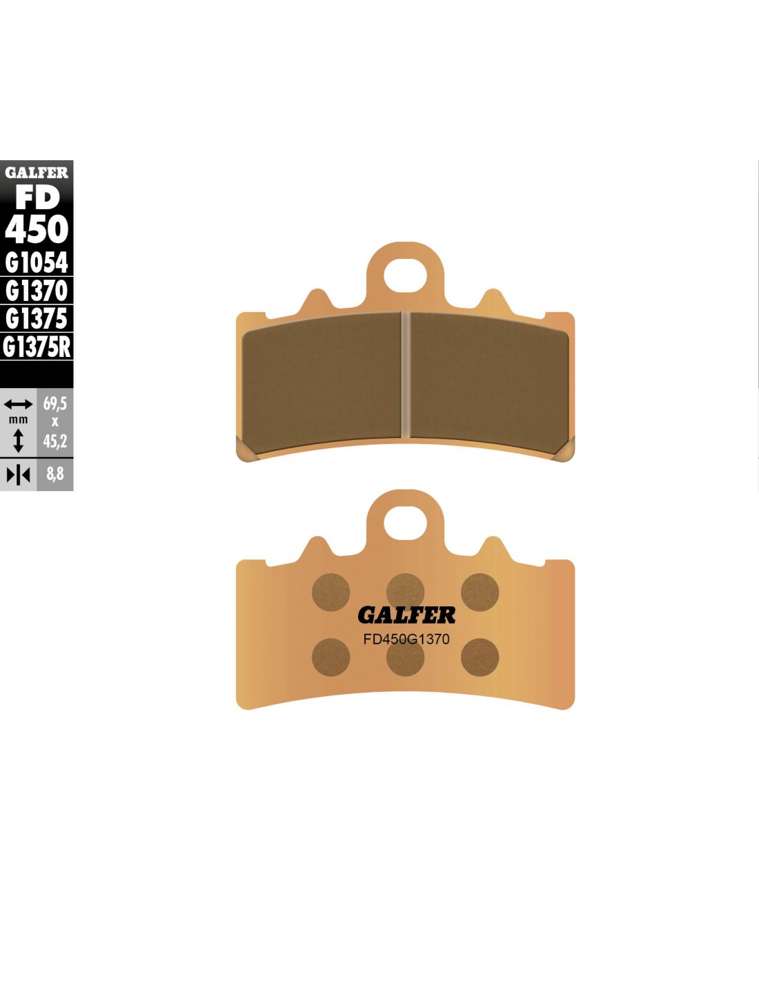 Pastillas de freno GALFER FD450