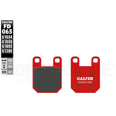 Pastillas de freno GALFER FD065