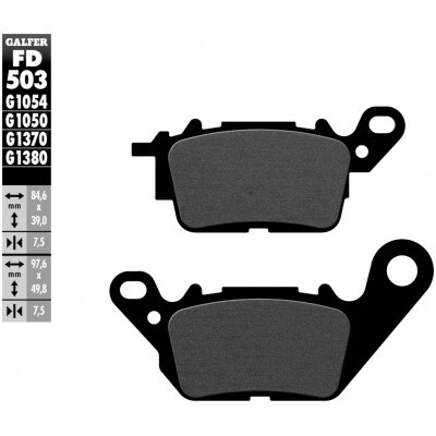 Pastillas de freno GALFER FD503
