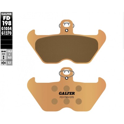 Pastillas de freno GALFER FD198