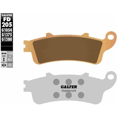 Pastillas de freno GALFER FD205