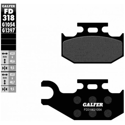 Pastillas de freno GALFER FD318