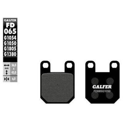 Pastillas de freno GALFER FD065