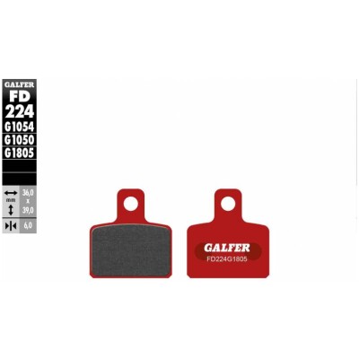 Pastillas de freno GALFER FD224