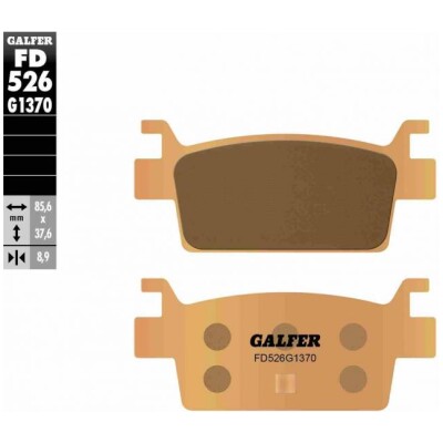Pastillas de freno GALFER FD526