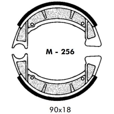 Zapatas de freno Vespino SC AGPA M-256