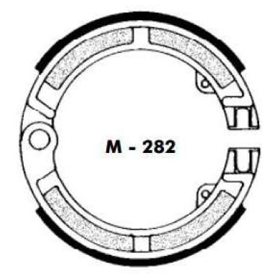 Zapatas de freno Vespa 125 AGPA M-282